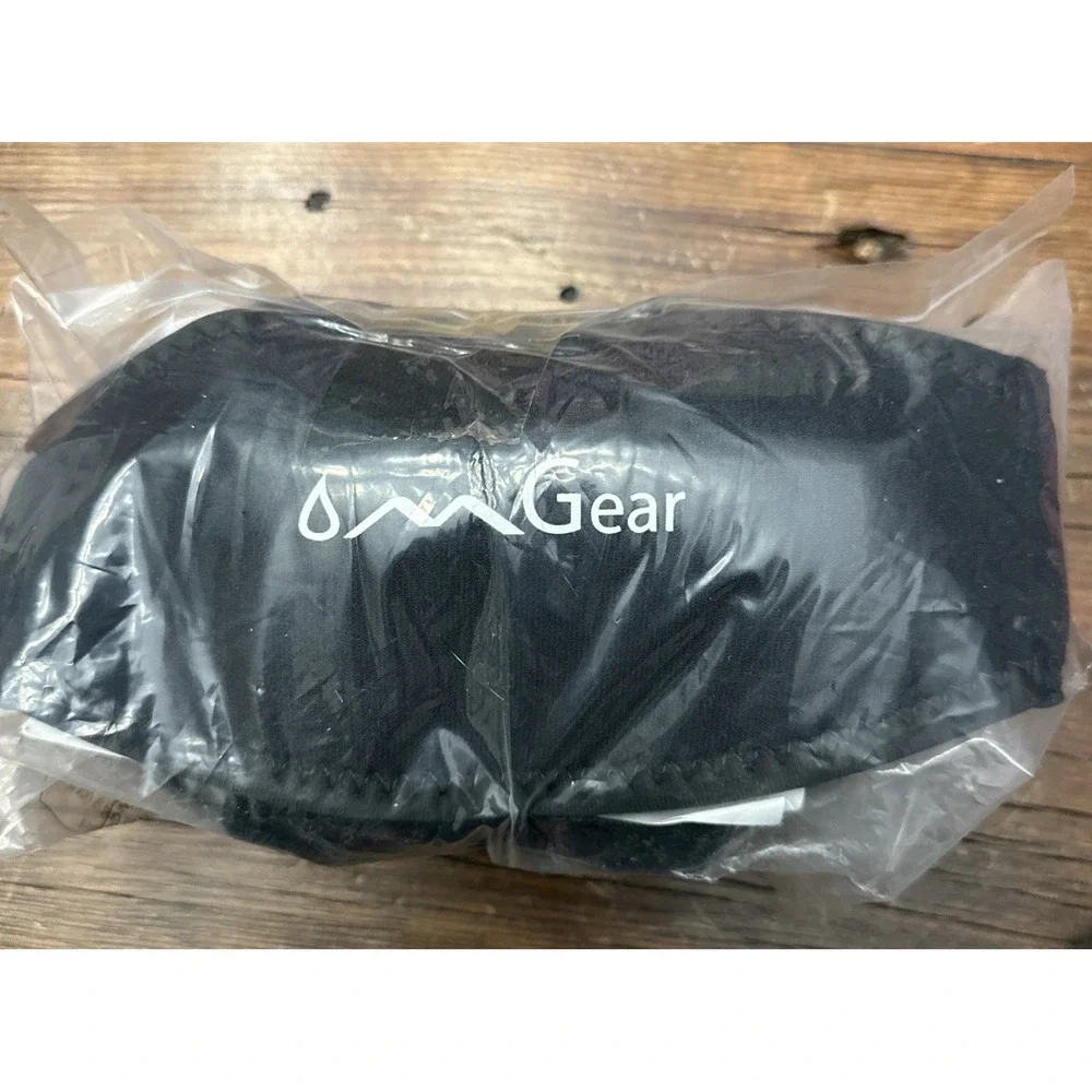 New OMGear Adult Diving Mask Snorkle Tempered Glass Black